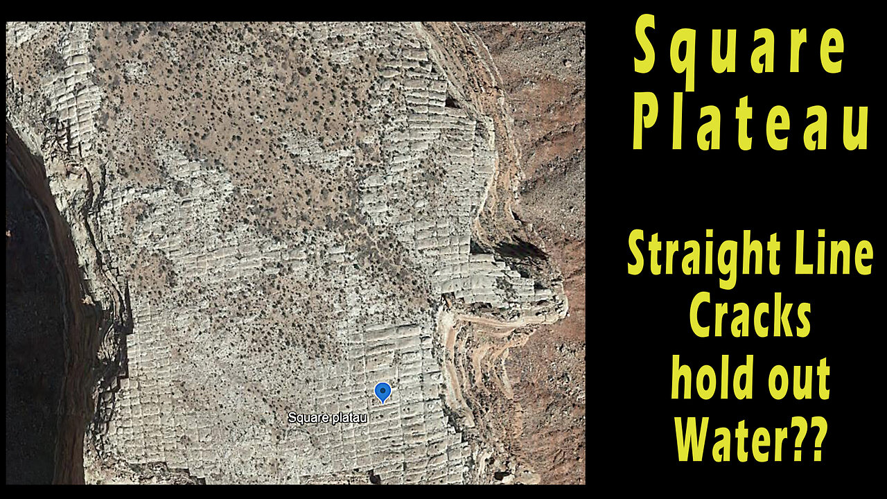 When do Cracks hold out Water?? Square Plateau in Utah