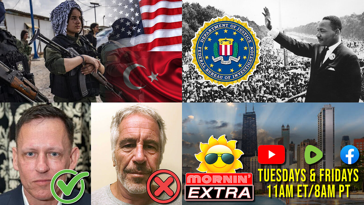 Syrian Kurds Ultimatum | MLK FBI Files Released | Thiel Worse Than Epstein? | Mornin' EXTRA