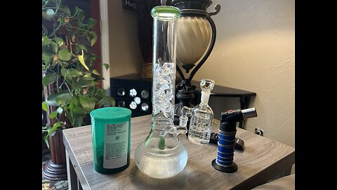 Hitting the bong