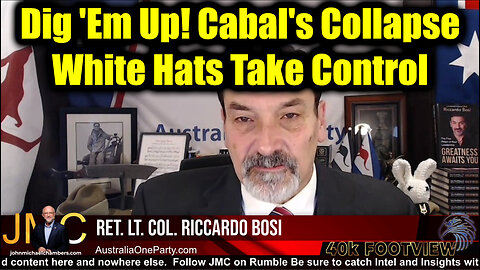 Riccardo Bosi & JMC 6.3.25: Dig 'Em Up! Cabal's Collapse & White Hats Take Control