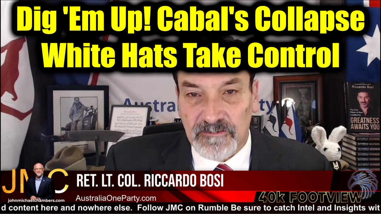 Riccardo Bosi & JMC 6.3.25: Dig Em Up! Cabals Collapse & White Hats Take Control