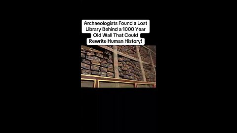 Archaeologists Found A Lost Library Behind A 1,000 Year Old Wall Than Can Rewrite Human History