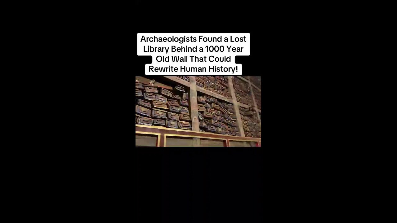 Archaeologists Found A Lost Library Behind A 1,000 Year Old Wall Than Can Rewrite Human History
