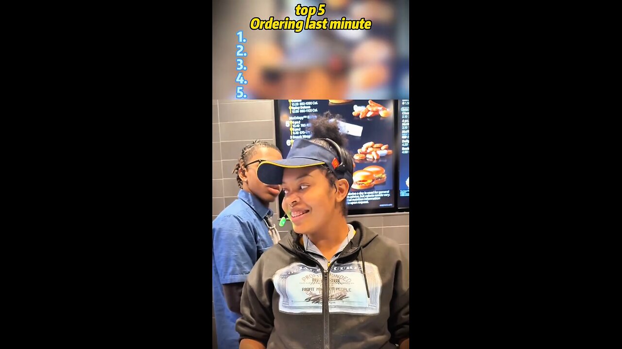 Last minute restaurant order be like 😂...