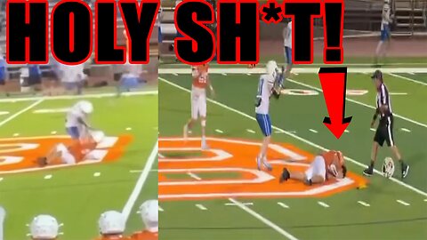 High School QB's SKULL GETS CRUSHED after VIOLENT ATTACK by opposing player with his own HELMET!