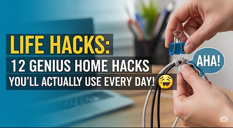 Life Hacks: 12 Genius Home Hacks You’ll Actually Use Every Day! 🧠✨
