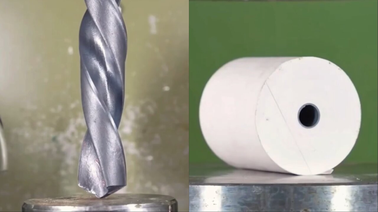 #Hydraulic_Piston_vs_Huge_Tissues_ASMR💀🔥💥