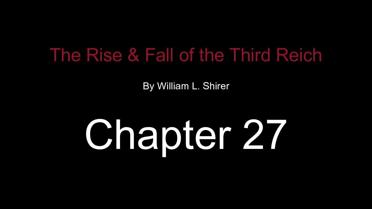 Chapter 27- The New Order
