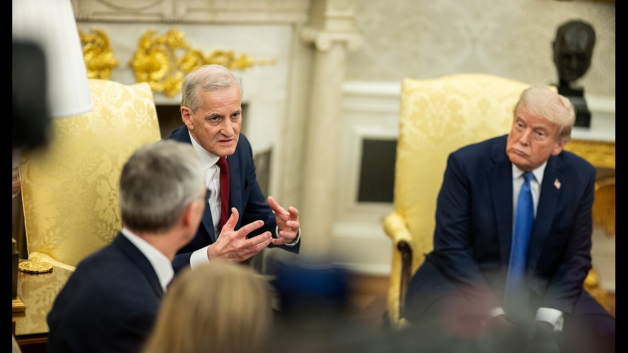 President Trump Participates in a Bilateral Meeting with the Prime Minister of Norway, Apr. 24, 2025