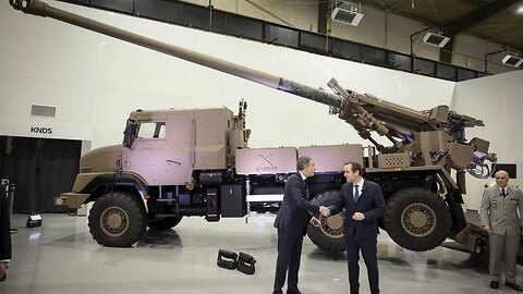 Weapons factory visited by French PM manufactures Caesar artillery system used in Ukraine