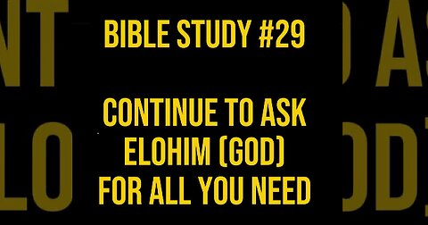 Good Morning People! 🪴 Bible Study #29 Continue To Ask God For All You Need 📖 #talk #asl #deaf