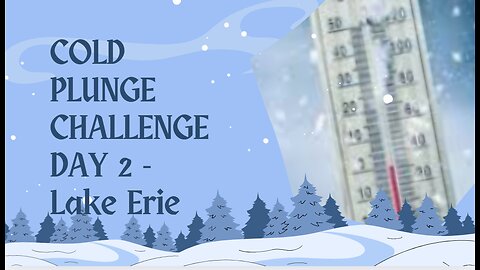 Day 2 Cold Plunge Challenge in 40°F Lake Erie 🌊 | BuckeyeMTB Takes the Plunge! 🧊