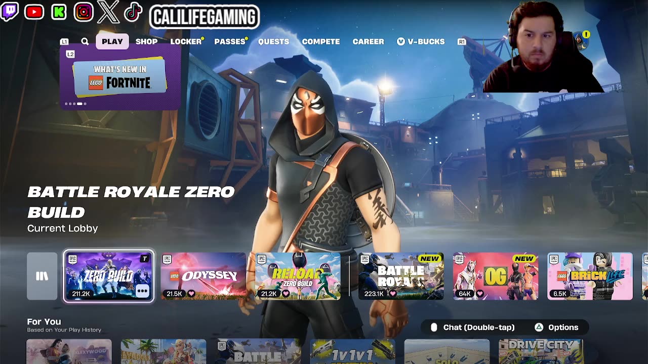 Zero Build Fortnite 🔫 | Cali Life Gaming 🌴