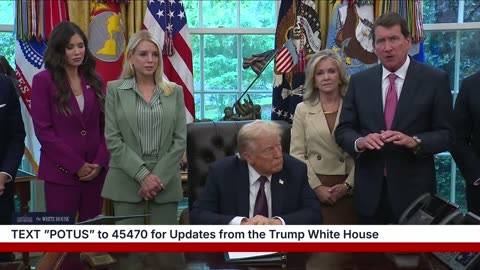 President Trump Signs a Presidential Memorandum, Sep. 15, 2025