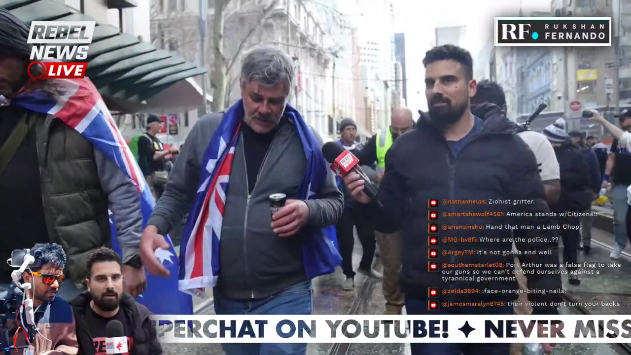 57-March for Australia_Melbourne_31/08/2025_Rebel News Coverage Breakdown