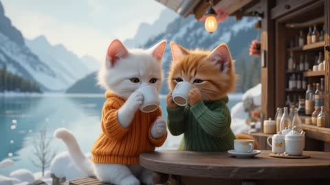 Kittens ICE SKATING ADVENTURE