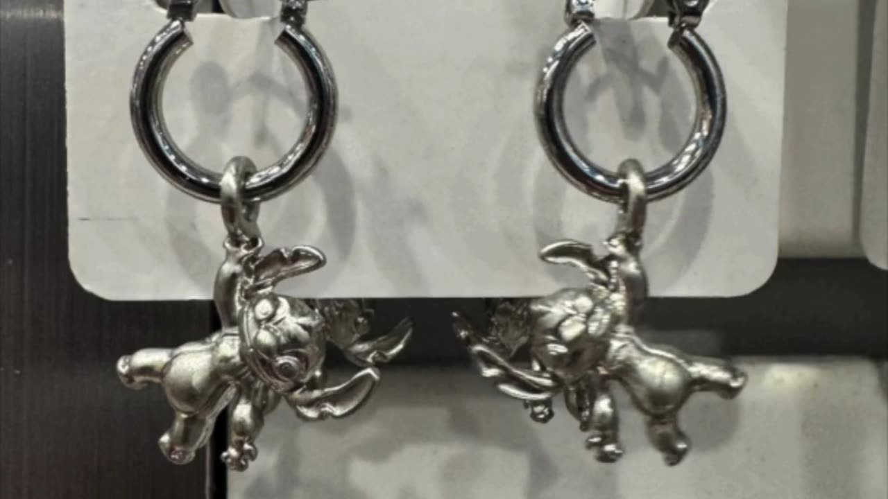 Disney Parks Stitch Dangle Earrings #shorts