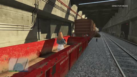 GTAV: Riding the Rails (Director Mode)-Date 7/31/2018
