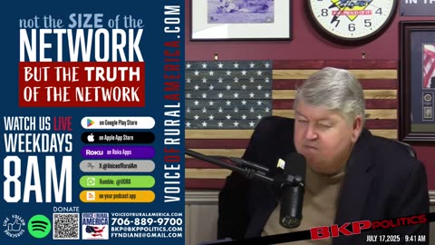 LIVESTREAM - 8:00am ET - Voice of Rural America with BKP