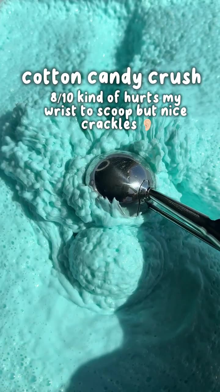 SATISFYING COTTON CANDY SLIME SCOOPS 🍭