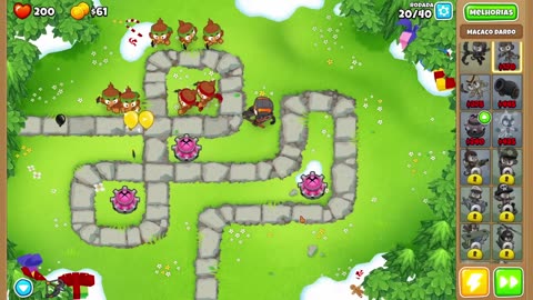 Bloons TD 6 Ape Field Easy Round 20