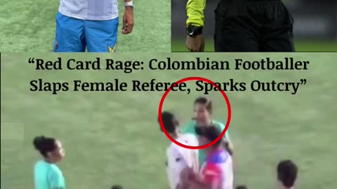 “Game Turns Ugly Female Referee Slapped in Colombian Football Clash”