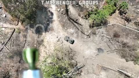 Two Ukrainian Soldiers Carelessly Left Their Quads Out in the Open, Revealing Their Location