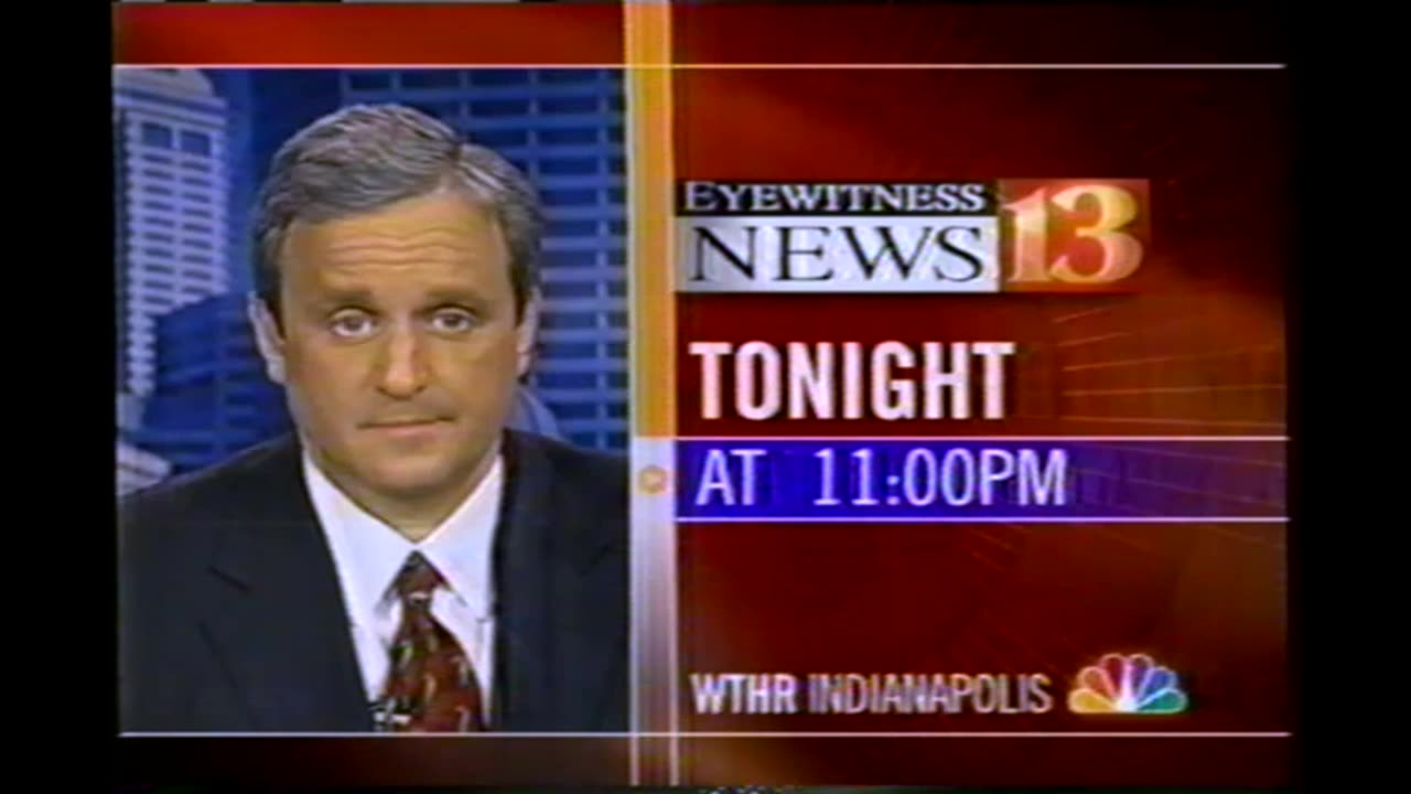 April 1, 2003 - WTHR 'Wayne Brady Show' Promo & John Stehr News Bumper