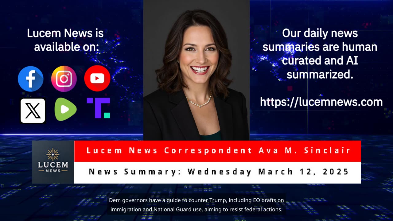 Lucem News daily news for 3/12/2025