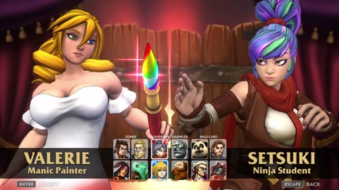 Fantasy Strike - gameplay Yomi Fighting game SF