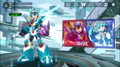 MEGAMAN X DIVE OFFLINE DEMO GAMEPLAY