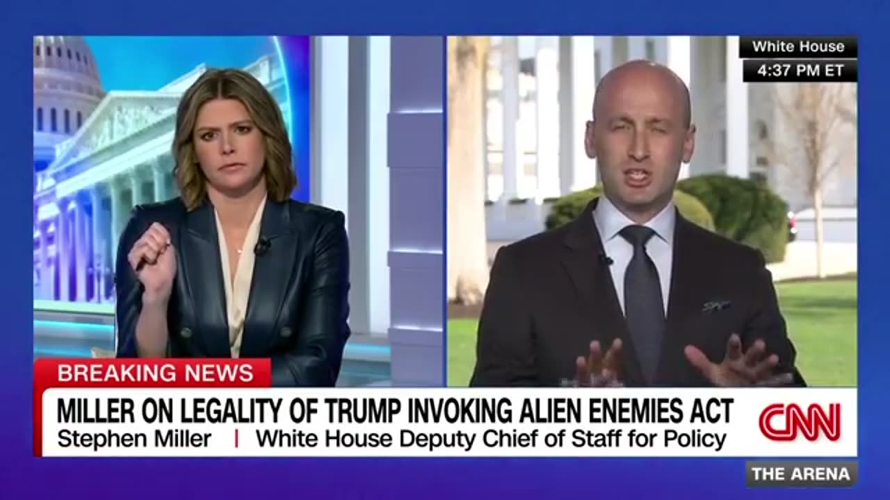 Kasie Hunt presses Stephen Miller about whether White House ignored judge's deportation order