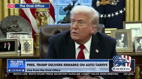 TRUMP COMMENTS ON SIGNAL LEAK