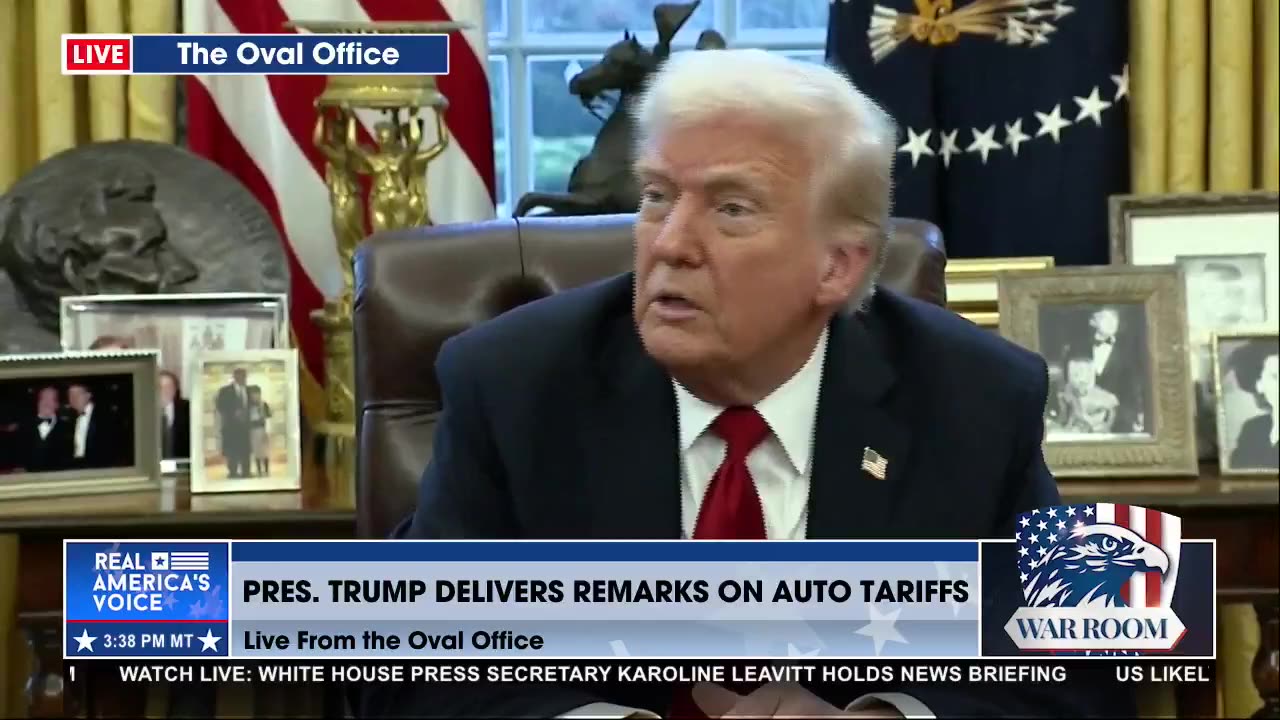 TRUMP COMMENTS ON SIGNAL LEAK