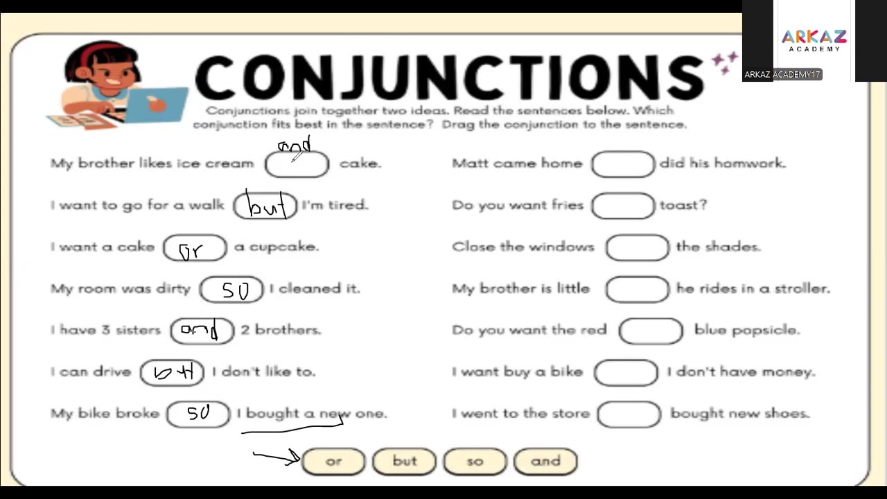 Conjunctions & prepositions