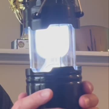 XTAUTO Solar Panel LED Lamp; Perfect for Power Outages & Camping!