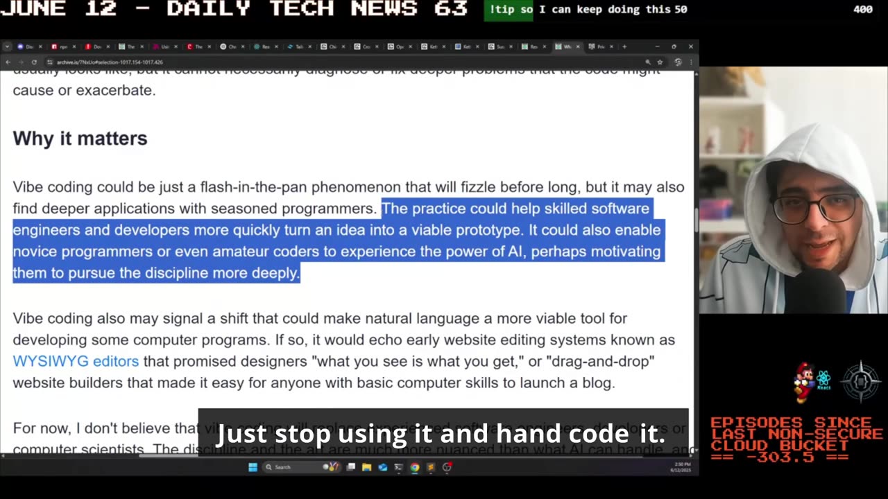 opinion article on "what is vibe coding"