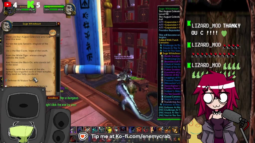 Ep. 27 Classic WoW! Faerlina - Mists of Pandaria! STREAM SNIPE ME! Post Solar Era!
