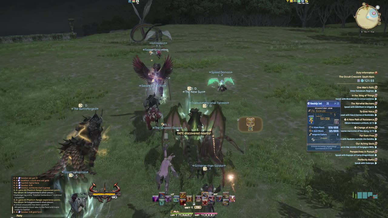 Final Fantasy 14 Occult Crescent gold farm