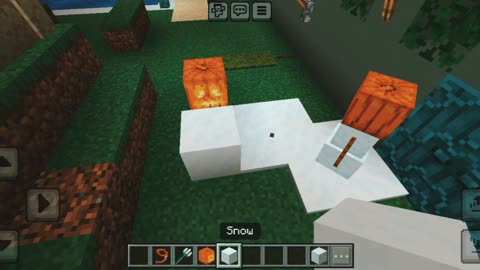 Making snow golem in Minecraft