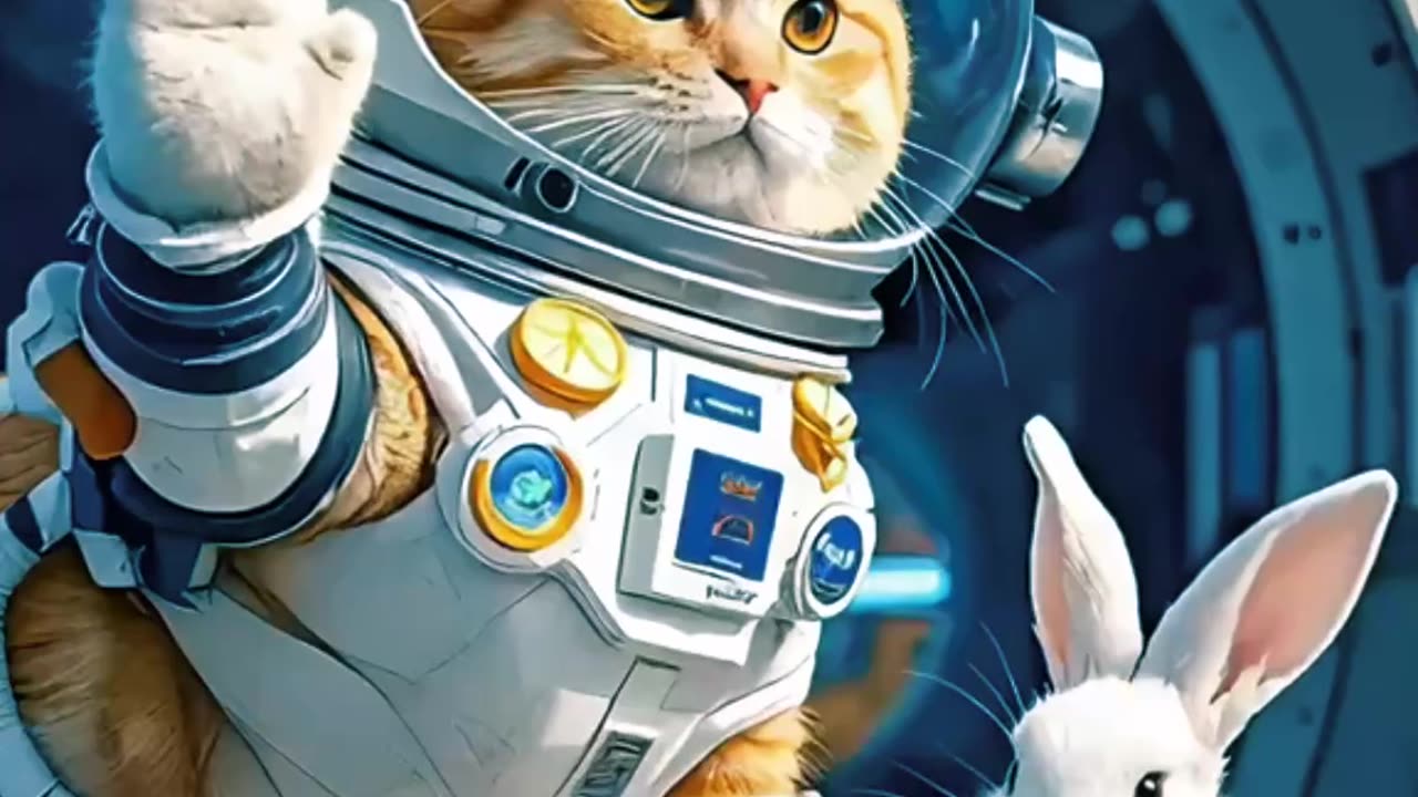 Cat’s Hilarious Space Adventure – Out of This World Funny Moments! 🚀🐱