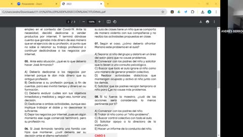 GRUPO CIENCIAS REPASO 2025 - 2 | Actitudinal 01