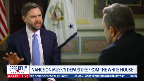 Vance speaks on Elon Musk leaving white house
