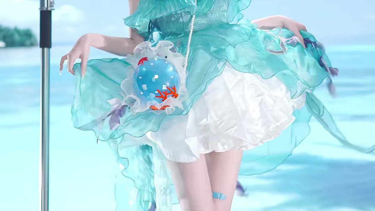 Attractive Blue Gown Pulsating Posing | Daily Beauty EP 1004