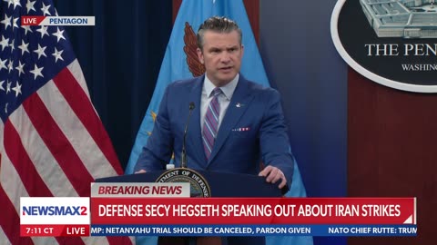 Hegseth: Fake news media undermined the success of pilots' mission in Iran