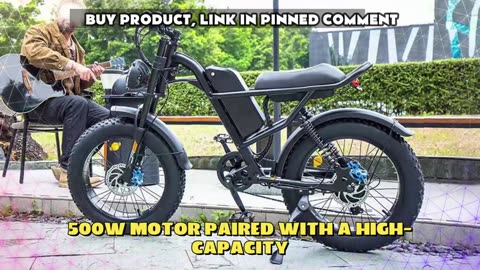 Riding' times Z8 electric bicycle 48v 15AH 500w off-road 20-inch wide tire electric bicycle