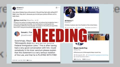 Fact Check: Parody X Post Telling J.D. Vance To 'Go F*ck A Couch' Not From Minneapolis Mayor Frey