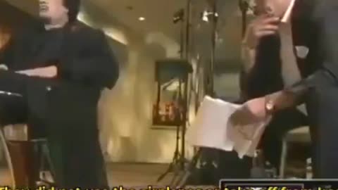 Gaddafi, wasn’t Osama Bin Laden who was responsible for the 9/11