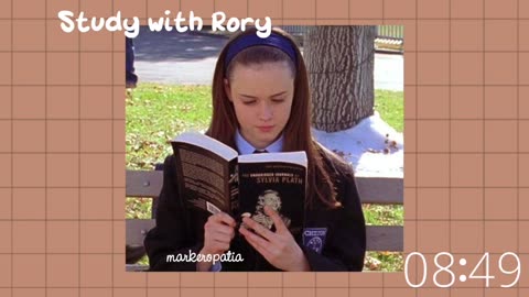 📚 Study with Rory Gilmore with pomodoro timer: 20 study/5 of break