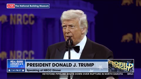 TRUMP AT THE NRCC DINNER
